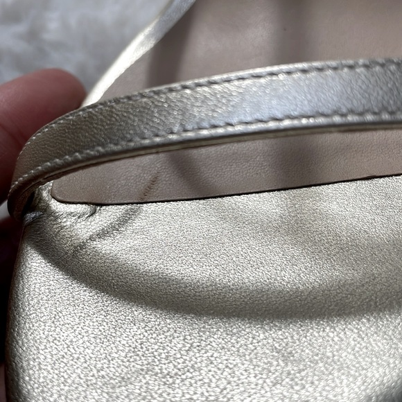 STUART WEITZMAN Womens Gold Slingback Soiree 100 Stiletto Heeled Sandal 7 M - Picture 9 of 10